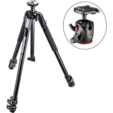 buy Manfrotto MT190X3 Tripod with BHQ2 XPRO Ball Head with 200PL in India imastudent.com