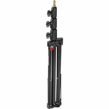buy Manfrotto Alu Mini Compact Air-Cushioned Stand (Black, 7') in India imastudent.com