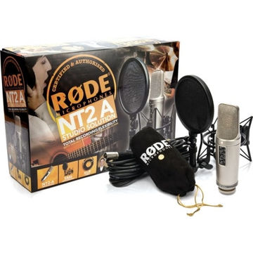 Rode NT2-A Large Diaphragm 3 Polar Pattern Studio Condenser Microphone in India imastudent.com