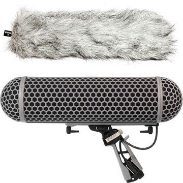 buy Rode Blimp Windshield and Rycote Shock Mount Suspension System for Shotgun Microphones in India imastudent.com