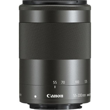 Canon EF-M 55-200mm f/4.5-6.3 IS STM Lens (Black) in India imastudent.com