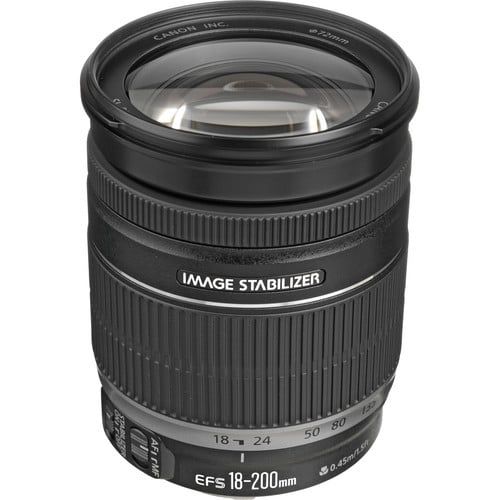 Buy Canon EF-S 18-200mm f/3.5-5.6 IS Lens Online in India at