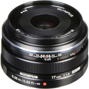 Olympus M.Zuiko Digital 17mm f/1.8 Lens (Black) in India imastudent.com