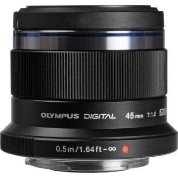 Olympus M.Zuiko Digital 45mm f/1.8 Lens (Black) in India imastudent.com