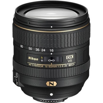 buy Nikon AF-S DX NIKKOR 16-80mm f/2.8-4E ED VR Lens in India imastudent.com