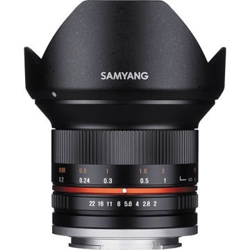 Samyang 12mm f/2.0 NCS CS Lens for Sony E-Mount (APS-C) (Black) in India imastudent.com