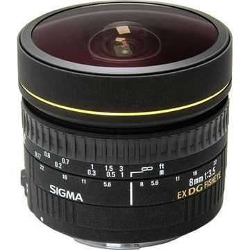 buy Sigma 8mm f/3.5 EX DG Circular Fisheye Lens for Nikon F in India imastudent.com