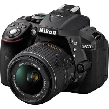 buy Nikon D5300 DSLR Camera with 18-55mm Lens (Black) in India imastudent.com