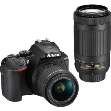 buy Nikon D5600 DSLR Camera with 18-55mm and 70-300mm Lenses in India imastudent.com