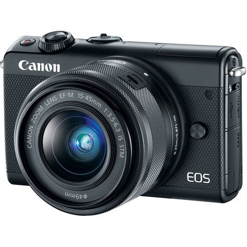 Canon EOS M ミラーレスカメラ 15-45mm Buy Canon EOS M100 Mirrorless Camera with 15-45mm Lens (Black