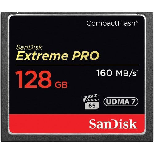Buy SanDisk 128GB Extreme Pro Compact Flash Memory Card (160MB/s