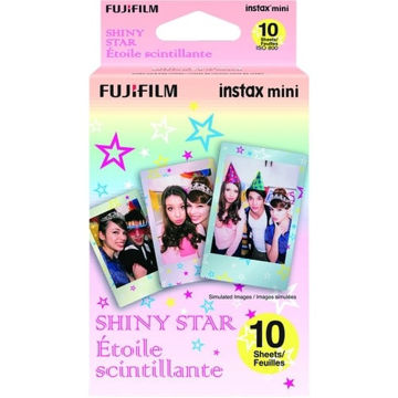 buy Fujifilm INSTAX Mini Shiny Star Instant Film (10 Exposures) in India imastudent.com