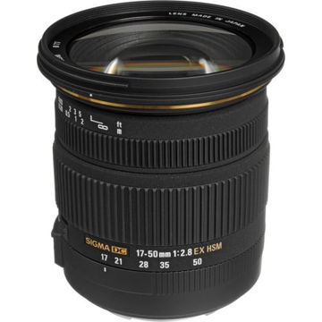buy Sigma 17-50mm f/2.8 EX DC OS HSM Zoom Lens for Canon DSLRs with APS-C Sensors in India imastudent.com
