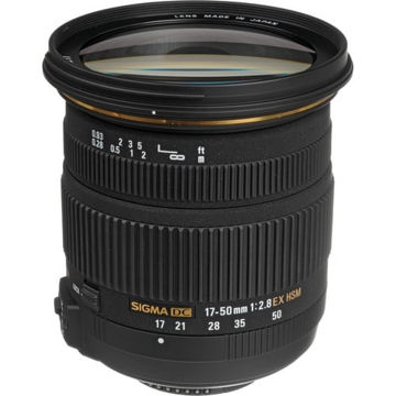 buy Sigma 17-50mm f/2.8 EX DC OS HSM Zoom Lens for Nikon DSLRs with APS-C Sensors in India imastudent.com