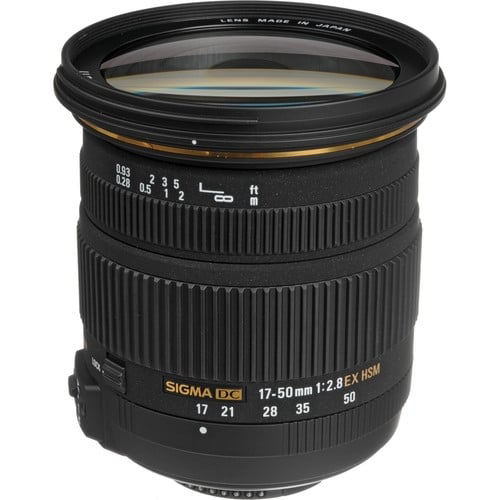 Sigma 17-50mm EX DC OS HSM Zoom Lens for Nikon DSLRs with APS-C  Sensors