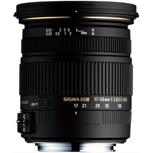 Sigma 17-50mm EX DC HSM Zoom Lens for Sony DSLRs with APS-C Sensors