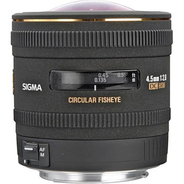 buy Sigma 4.5mm f/2.8 EX DC HSM Circular Fisheye Lens for Canon EF in India imastudent.com