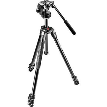 Manfrotto 290 Xtra Aluminum Tripod with 128RC Micro Fluid Video Head price in india features reviews specs