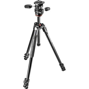 Manfrotto MK290XTA3-3WUS 290 Xtra Aluminum Tripod with 804 3-Way Pan/Tilt Head price in india features reviews specs