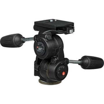 Manfrotto 808RC4 3-Way, Pan-and-Tilt Head with 410PL Quick Release Plate price in india features reviews specs