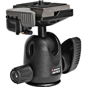 buy Manfrotto 494RC2 Mini Ball Head with 200PL-14 Quick Release Plate in India imastudent.com