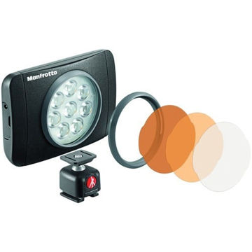 buy Manfrotto Lumimuse 8 On-Camera LED Light (Black) in India imastudent.com