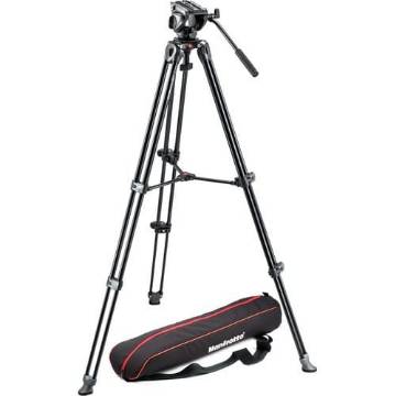 buy Manfrotto Tripod with fluid video head Lightweight with Side Lock in India imastudent.com