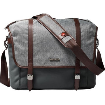 Manfrotto Windsor Camera Messenger Bag (Medium, Gray) price in india features reviews specs