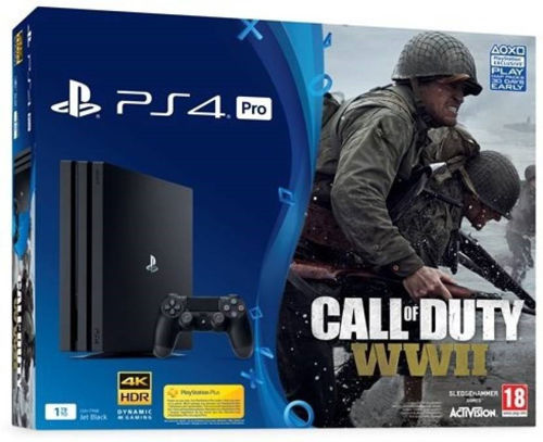  PlayStation 4 Slim 1TB Limited Edition Console - Call of Duty  WWII Bundle [Discontinued] : Electronics