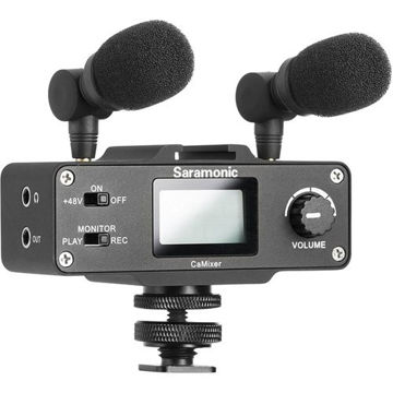 buy Saramonic CaMixer Stereo Condenser Microphone Kit in India imastudent.com