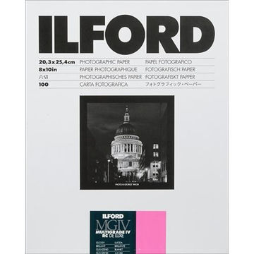 buy Ilford Multigrade IV RC DeLuxe Paper (Glossy, 8 x 10", 100 Sheets) in India imastudent.com