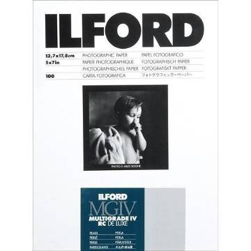 buy Ilford Multigrade IV RC DeLuxe Paper (Pearl, 5 x 7", 100 Sheets) in India imastudent.com