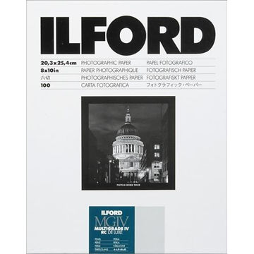 buy Ilford Multigrade IV RC DeLuxe Paper (Pearl, 8 x 10", 100 Sheets) in India imastudent.com