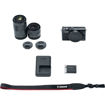 buy Canon EOS M100 Mirrorless Digital Camera with 15-45mm and 55-200mm Lenses (Black) in india imastudent.com