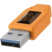 buy Tether Tools TetherPro SuperSpeed USB 3.0 Male A to Male B Cable (15', High-Visibility Orange) in India imastudent.com