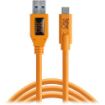 buy Tether Tools TetherPro USB Type-C Male to USB 3.0 Type-A Male Cable (15', Orange) in India imastudent.com