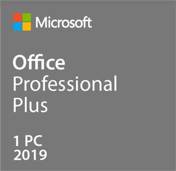 Microsoft Office Professional Plus 2019 for Windows: One-Time