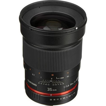buy Samyang 35mm f/1.4 AS UMC Lens for Canon EF in India imastudent.com