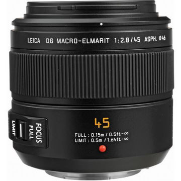 buy Panasonic Leica DG Macro-Elmarit 45mm f/2.8 ASPH. MEGA O.I.S. Lens in India imastudent.com