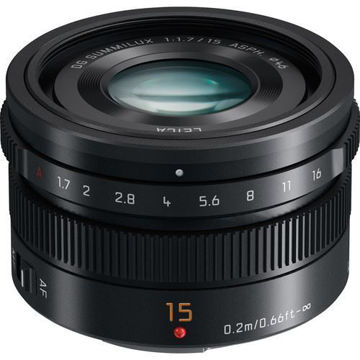 buy Panasonic Leica DG Summilux 15mm f/1.7 ASPH. Lens in India imastudent.com