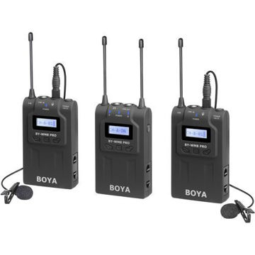 buy BOYA BY-WM8 Pro-K2 UHF Dual-Channel Wireless Lavalier System in india