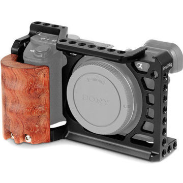 buy SmallRig 2097C Cage Kit with Wooden Grip for Sony a6500 in India imastudent.com