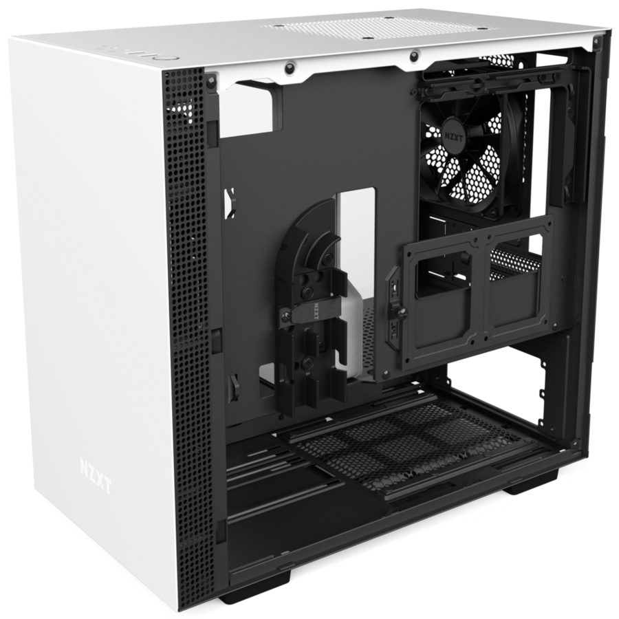 Buy Nzxt H200i Cpu Cabinet - Ca-h200w-wb (white) At Lowest Price In 