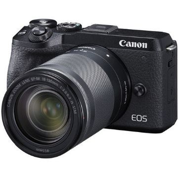 buy Canon EOS M6 Mark II Mirrorless Digital Camera with 18-150mm Lens and EVF-DC2 Viewfinder (Black) in India imastudent.com