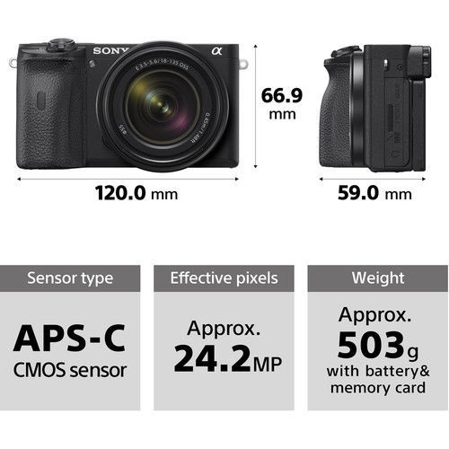 Buy Sony Alpha a6600 Mirrorless Digital Camera with 18135mm Lens