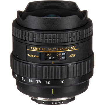 buy Tokina 10-17mm f/3.5-4.5 AT-X 107 DX AF Fisheye Lens for Nikon F in India imastudent.com