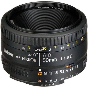 buy Nikon AF NIKKOR 50mm f/1.8D Lens  in India imastudent.com