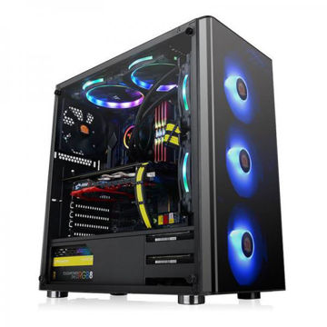 Thermaltake V200 RGB Tempered Glass (Black) - CA-1K8-00M1WN-01 price in india features reviews specs