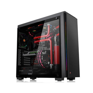 Thermaltake VERSA C23 Tempered Glass RGB (Black)  - CA-1H7-00M1WN-00 price in india features reviews specs