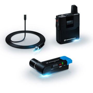buy Sennheiser AVX-MKE2 SET Digital Camera-Mount Wireless Omni Lavalier Microphone System (1.9 GHz) in India imastudent.com